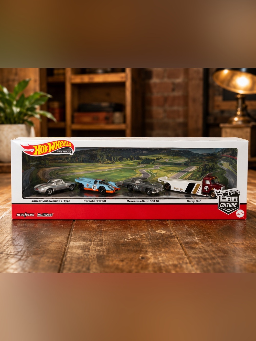 Hot Wheels Premium Car Culture Iconic Racers 4 Car Set GMH43 NIB